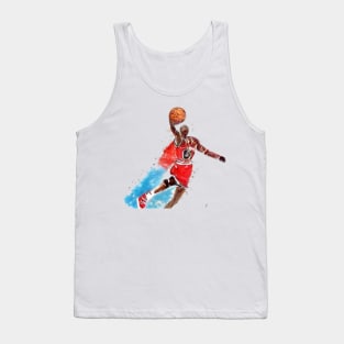 Jordan Abstract Watercolor Tank Top